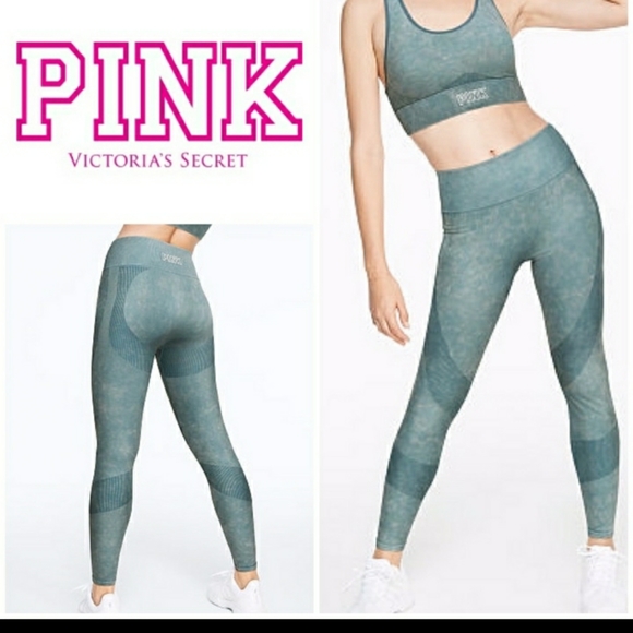 PINK Victoria's Secret Other - Victoria Secret Pink Teal Colored Workout Set